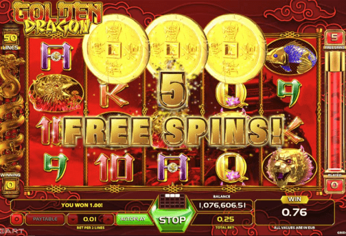 Golden Dragon Free Spins