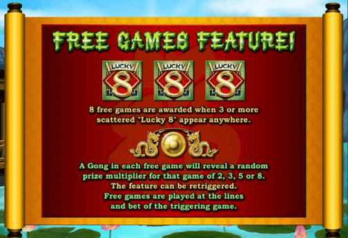 Lucky 8 Free Spins