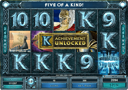 Find out about Thunderstruck II Bonuses